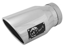 Load image into Gallery viewer, aFe Diesel Exhaust Tip Bolt On Black 5in Inlet x 7in Outlet x 12in - Right aFe AFE49T50702-P12