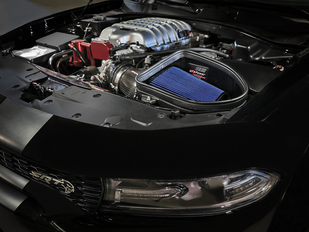 aFe Dodge Charger SRT Hellcat Redeye 21-23 V8-6.2L Track Series Stage-2 Carbon Fiber Intake Pro 5R aFe AFE57-10027R