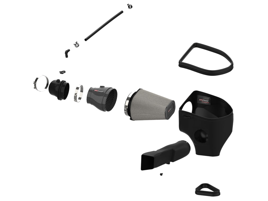 aFe Dodge Charger SRT Hellcat Redeye 21-23 V8-6.2L Track Series Stage-2 Carbon Fiber Intake System aFe AFE57-10027D