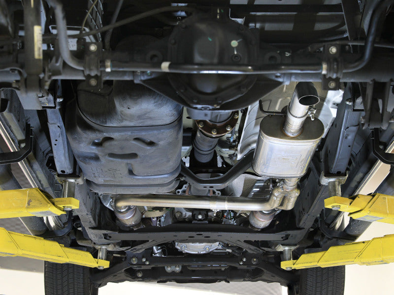 ROCK BASHER SS exhaust installed on Nissan Frontier rear