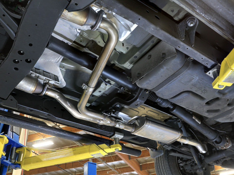 ROCK BASHER SS exhaust installed on Nissan Frontier rear