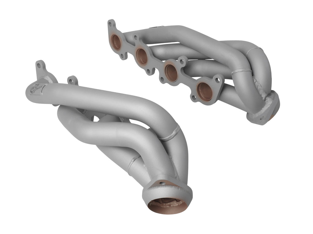 aFe Ford F-150 15-22 V8-5.0L Twisted Steel 1-5/8in to 2-1/2in 304 Stainless Headers w/ Titanium Coat aFe AFE48-33025-1T