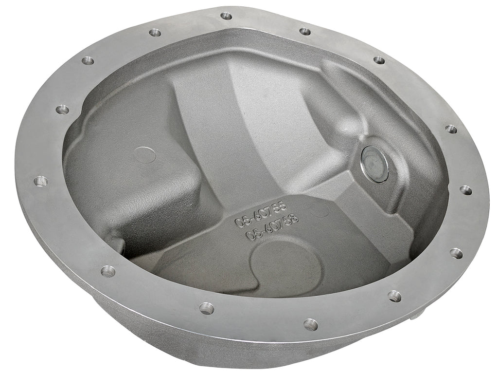 afe Front Differential Cover (Raw; Street Series); Dodge Diesel Trucks 03-12 L6-5.9/6.7L (td) aFe AFE46-70040