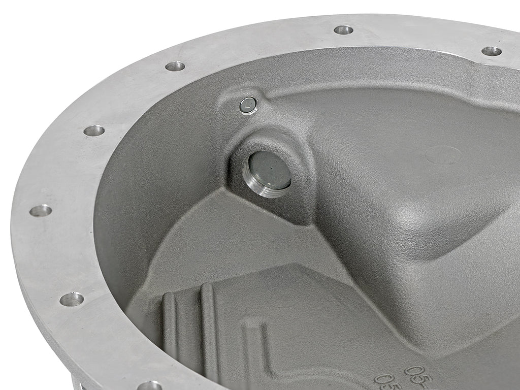 afe Front Differential Cover (Raw; Street Series); Dodge Diesel Trucks 03-12 L6-5.9/6.7L (td) aFe AFE46-70040