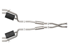 Load image into Gallery viewer, aFe Gemini XV 2.5in 304 SS Cat-Back Exhaust w/Cut-Out 18-22 Kia Stinger V6 3.3L aFe AFE49-37025