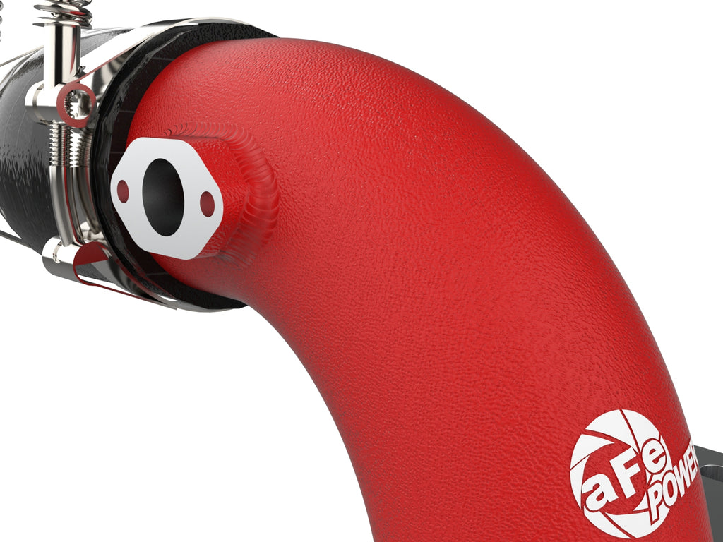 aFe Kia Stinger 18-22 V6-3.3L (tt) BladeRunner Cold Charge Pipe- Red aFe AFE46-20509-R
