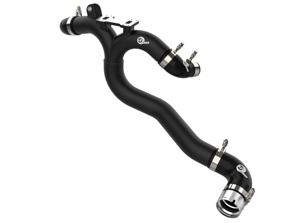 aFe Kia Stinger 18-22 V6-3.3L (tt) BladeRunner Hot Charge Pipe- Black aFe AFE46-20508-B