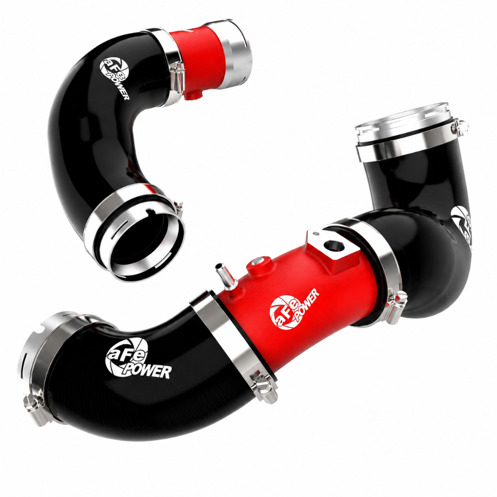 aFe BladeRunner red aluminum charge pipe kit for 2022-2023 Kia Stinger 2.5T