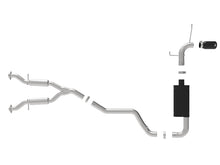 Load image into Gallery viewer, aFe Large Bore HD 3in 304 SS Cat-Back Exhaust w/ Black Tips 14-19 Jeep Grand Cherokee (WK2) V6-3.6L aFe AFE49-38078-B