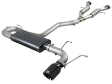 Load image into Gallery viewer, aFe Large Bore HD 3in 304 SS Cat-Back Exhaust w/ Black Tips 14-19 Jeep Grand Cherokee (WK2) V6-3.6L aFe AFE49-38078-B