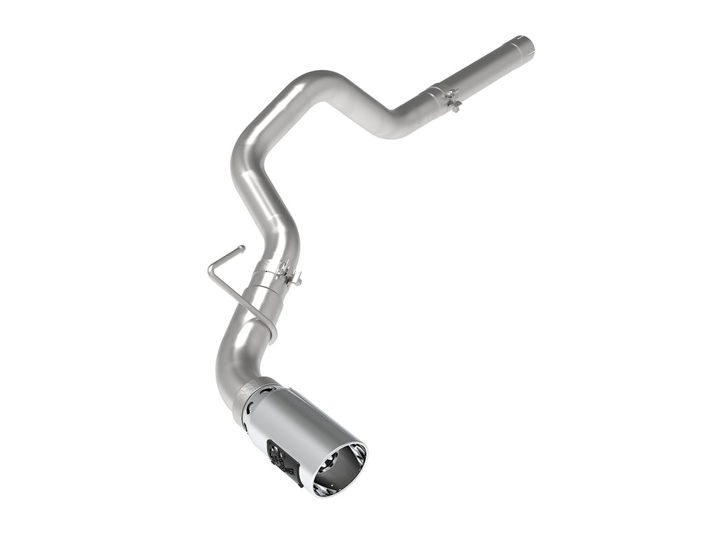 aFe Large Bore-HD 3in 409-SS DPF-Back Exhaust System w/ Polished Tip 14-19 RAM 1500 V6 3.0L (td) aFe AFE49-42065-P