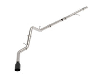 Load image into Gallery viewer, aFe Large Bore-HD 3in 409SS DPF-Back 20-21 GM Trucks L6-3.0L (td) LM2 - Black Tip aFe AFE49-44128-B