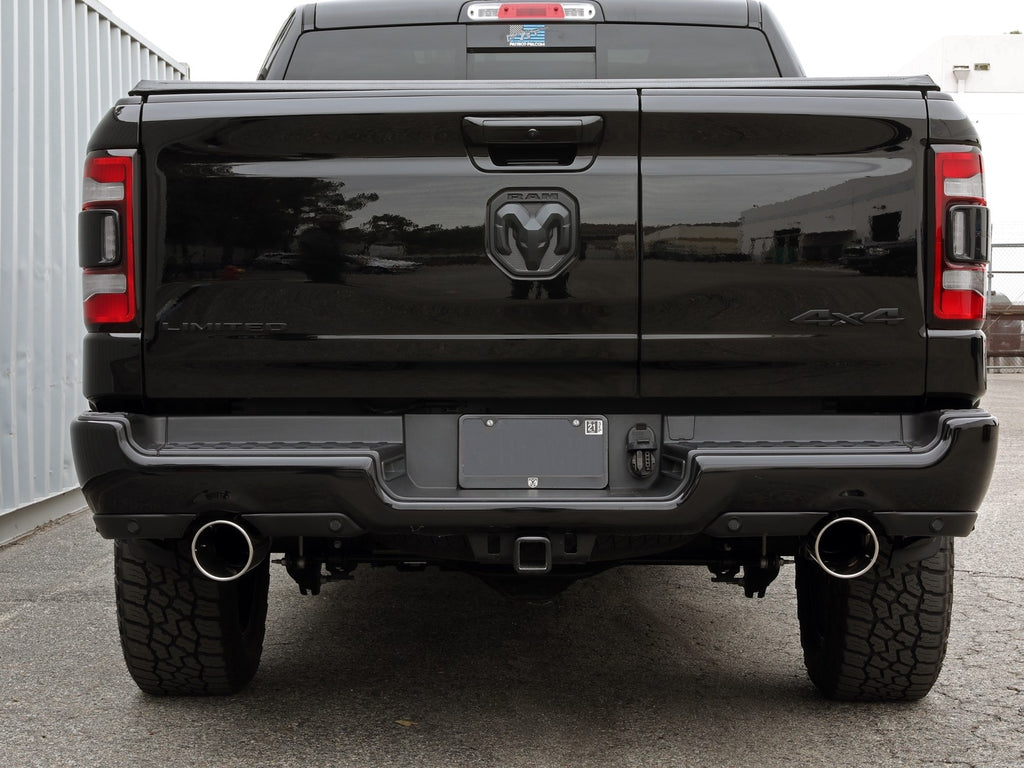 aFe Large Bore-HD 3in 409SS DPF-Back Exhaust System w/ Polished Tip RAM 1500 20-21 V6-3.0 aFe AFE49-42080-P