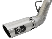Load image into Gallery viewer, aFe Large Bore-HD 4in 409-SS DPF-Back Exhaust w/Dual Polished Tips 2017 GM Duramax V8-6.6L (td) L5P aFe AFE49-44086-P