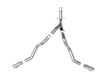 Load image into Gallery viewer, aFe Large Bore-HD 4in 409SS DPF-Back Exhaust System w/Polished Tips 20 GM Diesel Trucks V8-6.6L aFe AFE49-44126-P