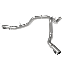 Load image into Gallery viewer, aFe Large Bore-HD 4in 409SS DPF-Back Exhaust System w/Polished Tips 20 GM Diesel Trucks V8-6.6L aFe AFE49-44126-P