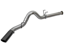 Load image into Gallery viewer, aFe Large Bore-HD 5in DPF Back 409 SS Exhaust System w/Black Tip 2017 Ford Diesel Trucks V8 6.7L(td) aFe AFE49-43090-B