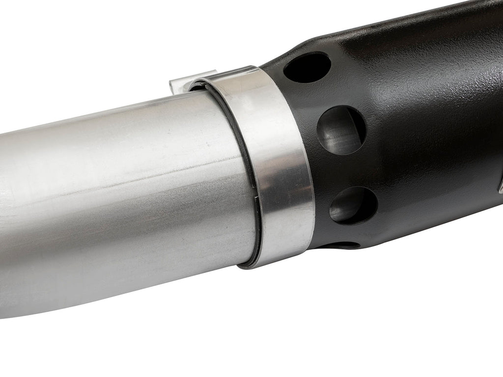aFe LARGE Bore HD DPF-Back SS Exhaust w/ Black Tip 2016 Nissan Titan XD V8-5.0L (td) aFe AFE49-46113-B