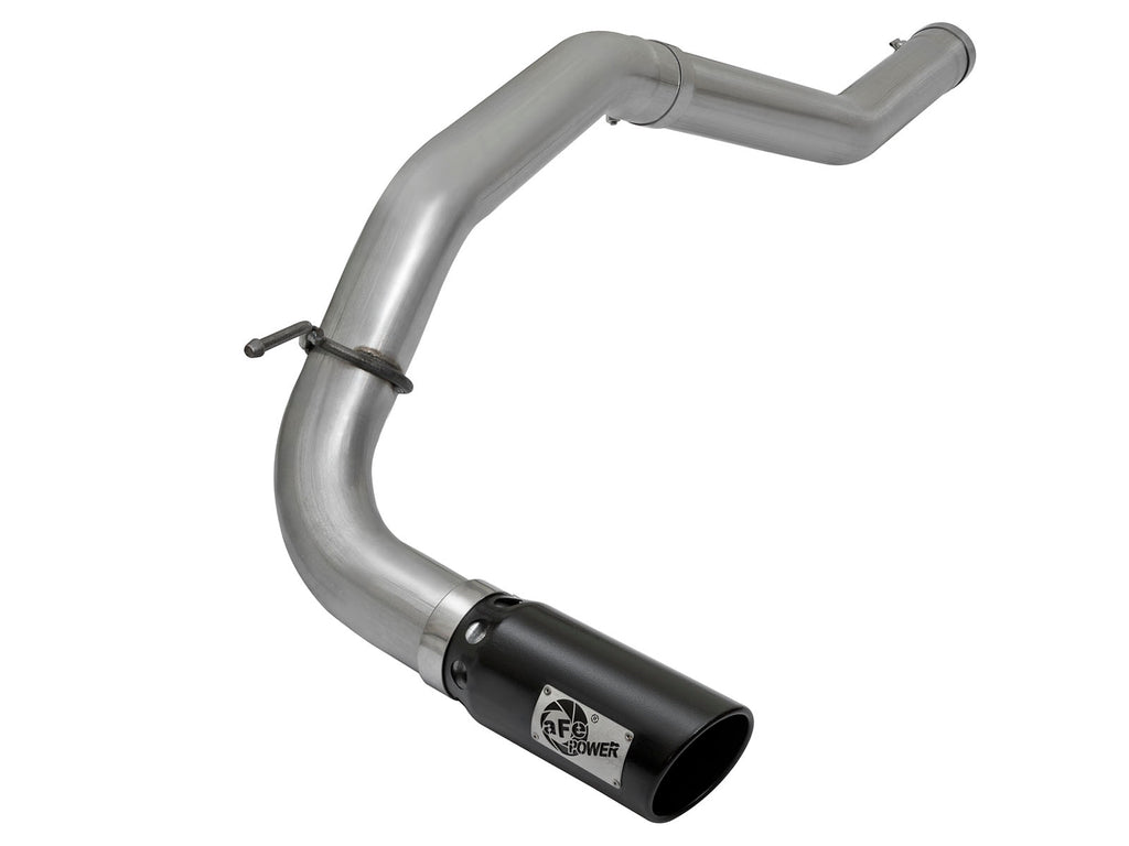 aFe LARGE Bore HD DPF-Back SS Exhaust w/ Black Tip 2016 Nissan Titan XD V8-5.0L (td) aFe AFE49-46113-B