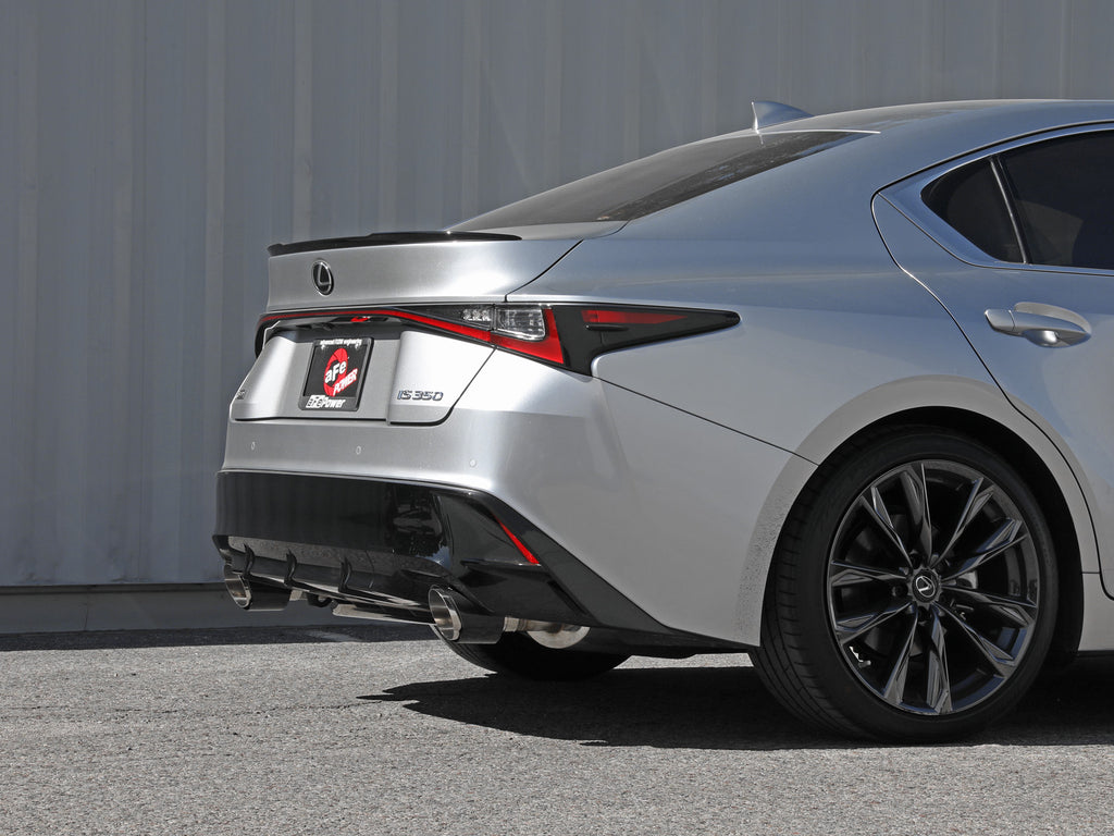 aFe Lexus IS350 14-22 V6-3.5L Takeda Axle-Back Exhaust System- Carbon Fiber Tip aFe AFE49-36060-C