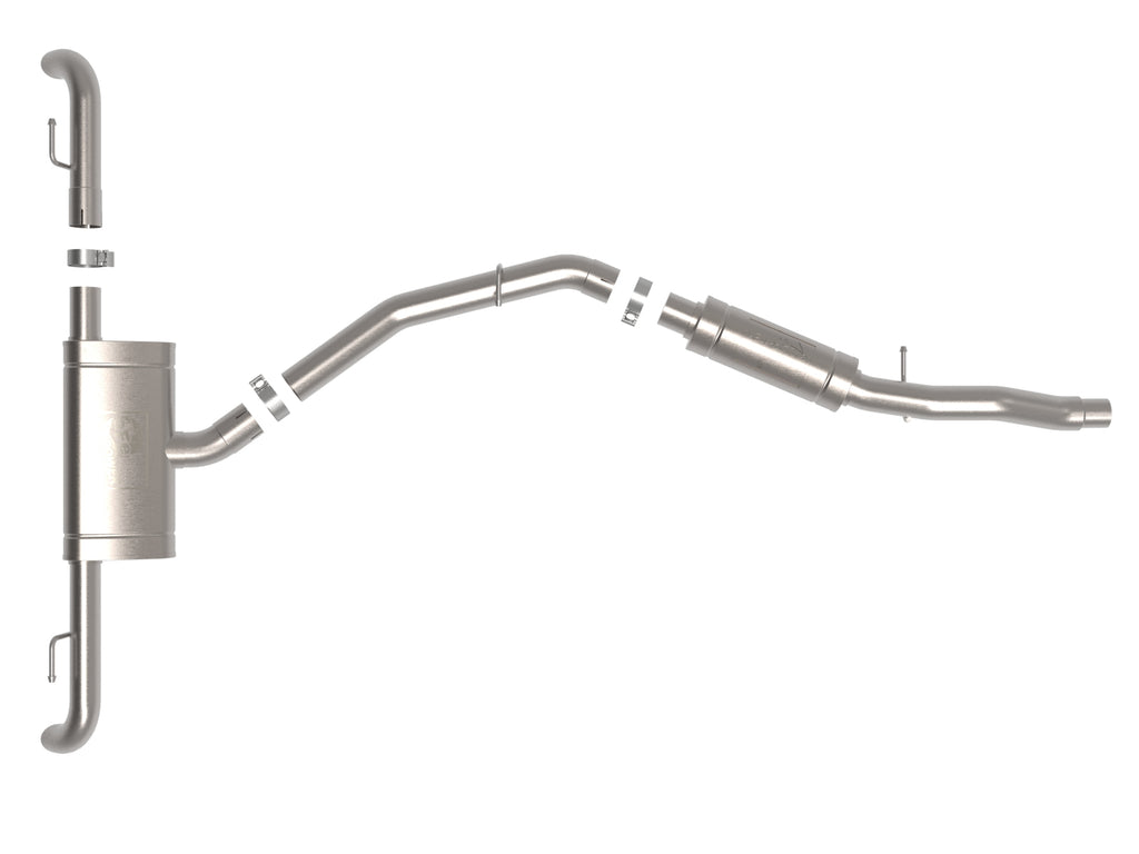 aFe MACH Force-Xp 17-21 Audi Q5 L4-2.0L (T) 3in to 2.5in Stainless Steel Cat-Back Exhaust System aFe AFE49-36447