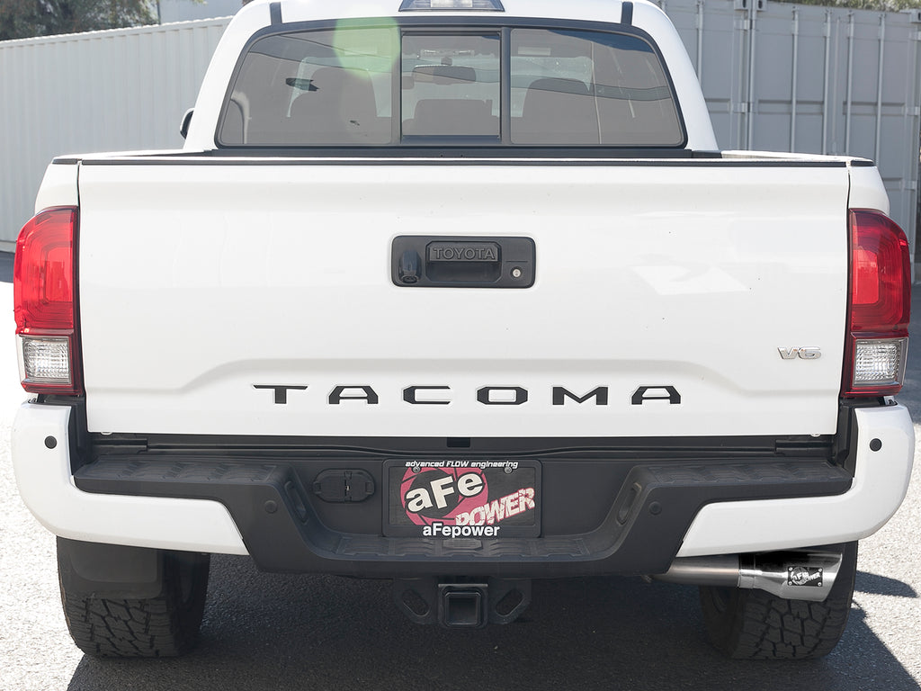 aFe MACH Force-Xp 2-1/2in 304 SS Cat-Back Exhaust w/ Polished Tips 2016+ Toyota Tacoma 2.7L/3.5L aFe AFE49-46042-P