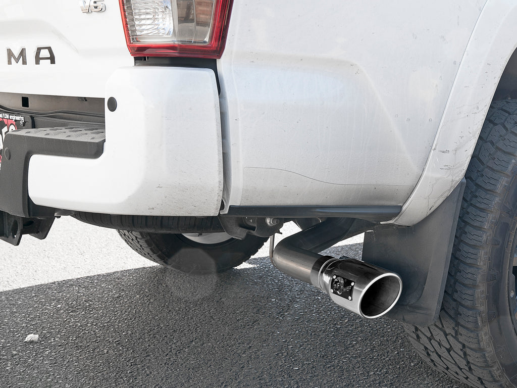 aFe MACH Force-Xp 2-1/2in 304 SS Cat-Back Exhaust w/ Polished Tips 2016+ Toyota Tacoma 2.7L/3.5L aFe AFE49-46042-P