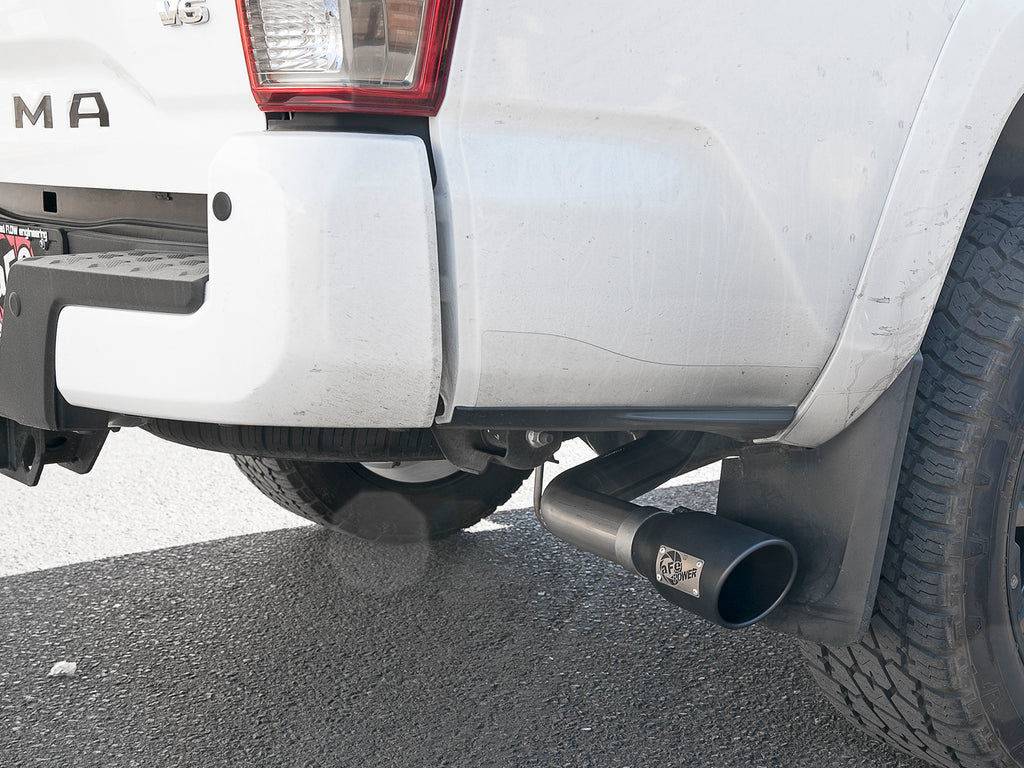 aFe MACH Force-Xp 2-1/2in 304 SS Cat-Back Exhaust w/Black Tips 2016+ Toyota Tacoma L4-2.7L / V6-3.5L aFe AFE49-46042-B