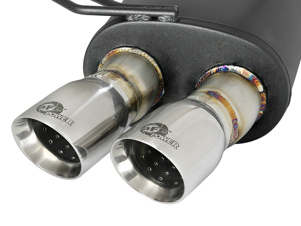 aFe MACH Force-Xp 2-1/2in 304 SS Cat-Back Exhaust w/Polished Tips 05-08 BMW Z4 M Coupe (E86) L6 3.2L aFe AFE49-36339-P