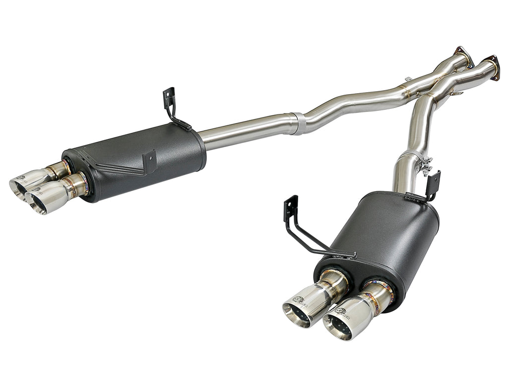 aFe MACH Force-Xp 2-1/2in 304 SS Cat-Back Exhaust w/Polished Tips 05-08 BMW Z4 M Coupe (E86) L6 3.2L aFe AFE49-36339-P