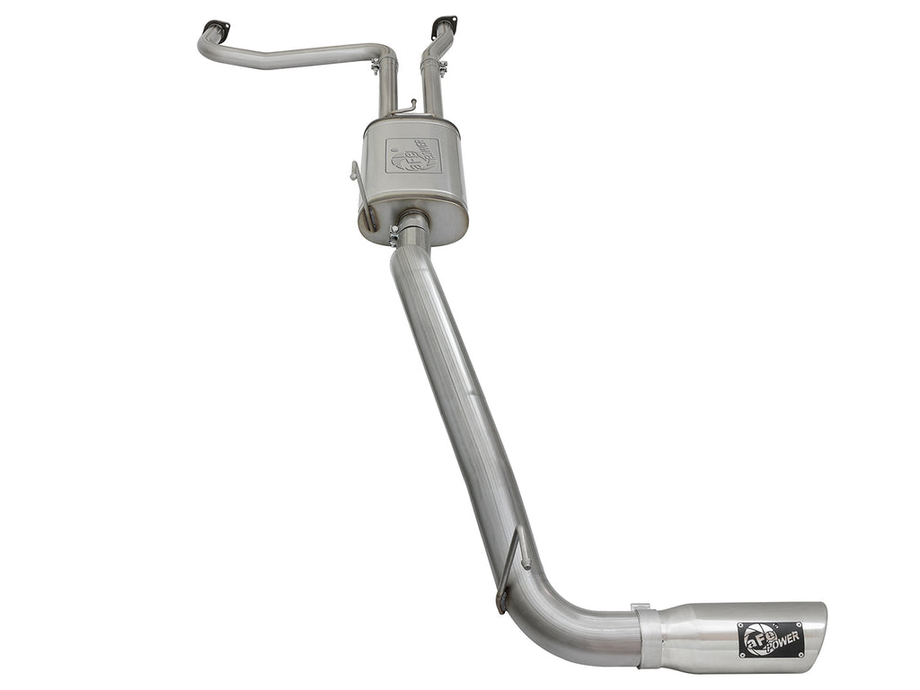 aFe MACH Force-Xp 2-1/2in Cat-Back Exhaust System w/ Polished Tip 16-17 Nissan Titan XD V8 5.6L aFe AFE49-46125-P