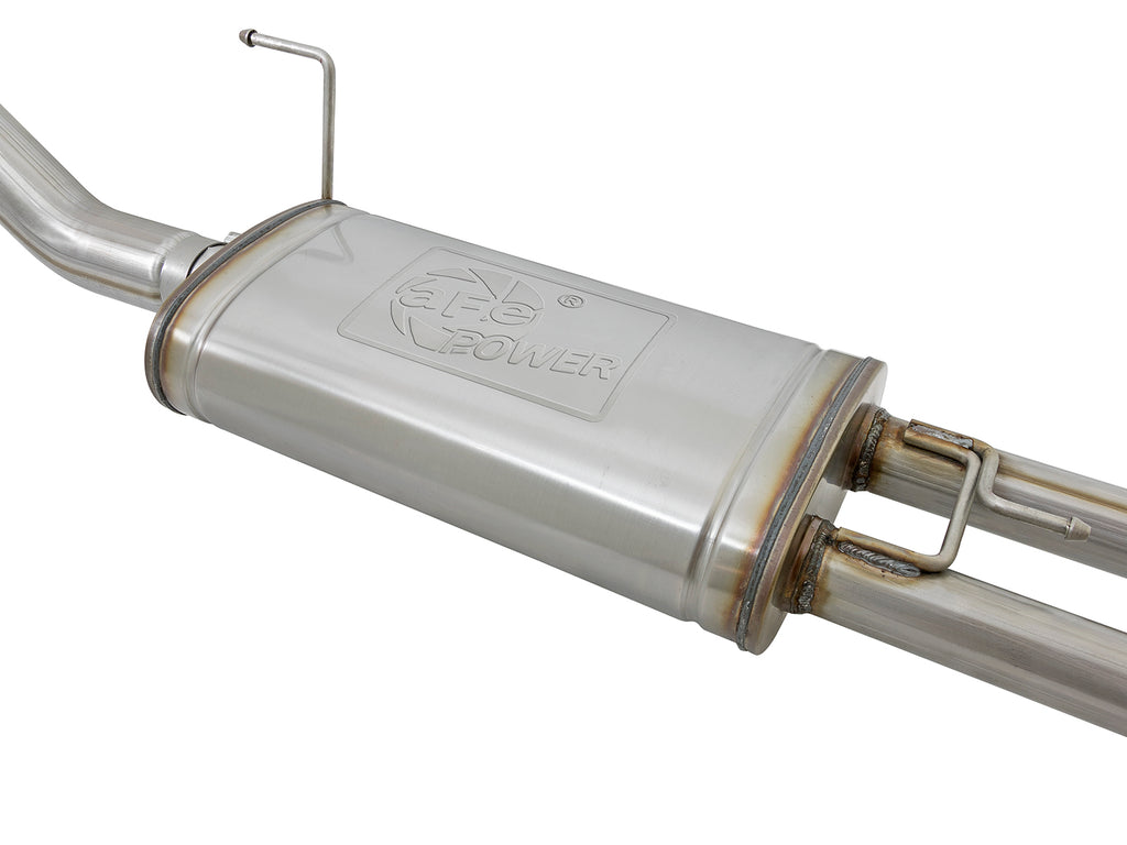 aFe MACH Force-Xp 2-1/2in Cat-Back Exhaust System w/ Polished Tip 16-17 Nissan Titan XD V8 5.6L aFe AFE49-46125-P