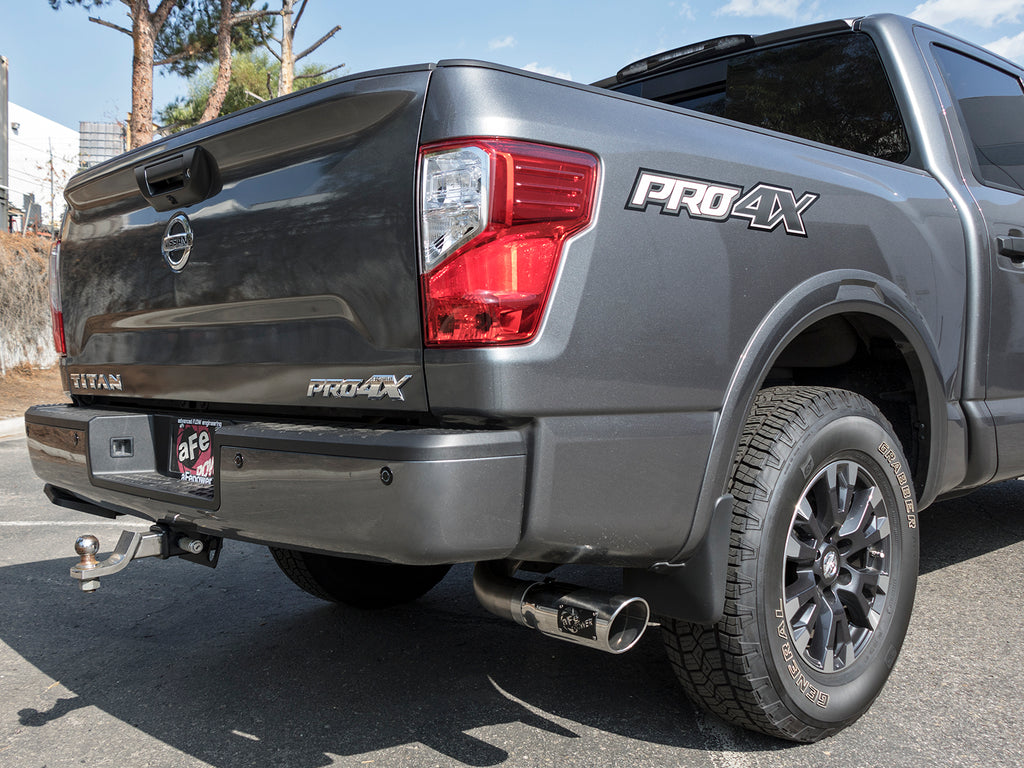 aFe MACH Force-Xp 2-1/2in Cat-Back Exhaust System w/ Polished Tip 16-17 Nissan Titan XD V8 5.6L aFe AFE49-46125-P