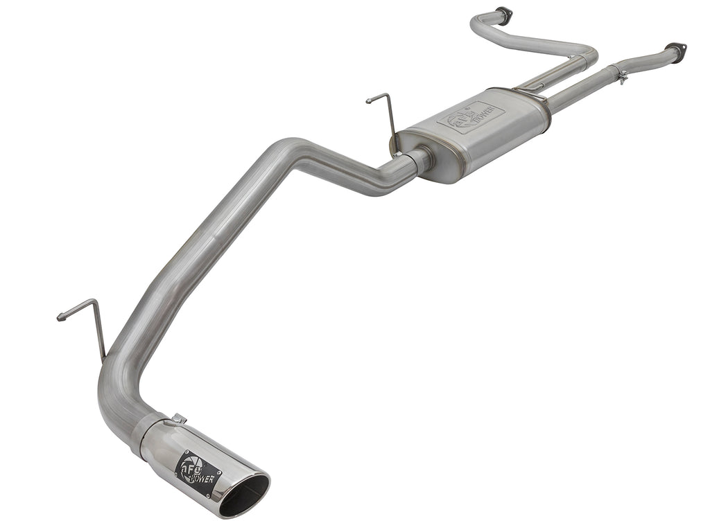 aFe MACH Force-Xp 2-1/2in Cat-Back Exhaust System w/ Polished Tip 16-17 Nissan Titan XD V8 5.6L aFe AFE49-46125-P