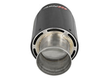 Load image into Gallery viewer, aFe MACH Force-XP 4-1/2in Carbon Fiber OE Replacement Exhaust Tips - 15-19 Dodge Charger/Hellcat aFe AFE49C32068-C