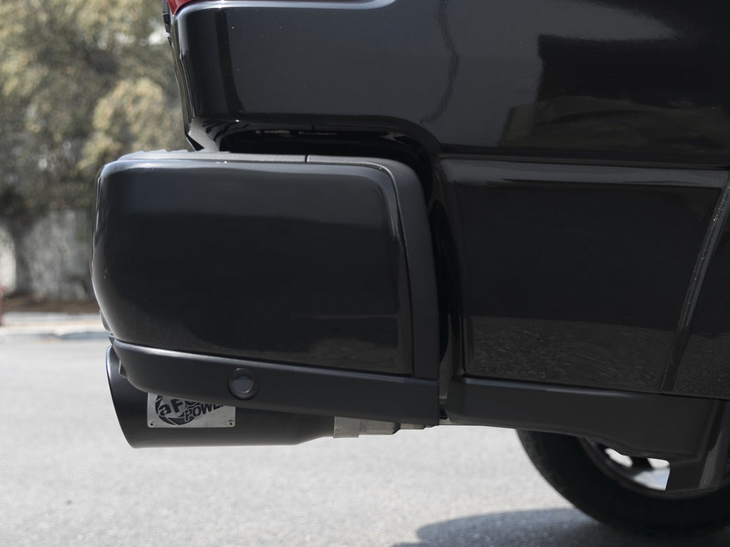 aFe MACH Force-XP 4-1/2in Steel OE Replacement Exhaust Tips - 2021+ Dodge Ram (5.7L V8) - Black aFe AFE49C42073-B