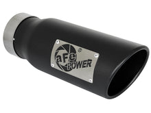 Load image into Gallery viewer, aFe MACH Force-Xp 409 Stainless Steel Exhaust Tip 3.5 In x 4.5in Out x 12in L Clamp-On aFe AFE49T35451-B12
