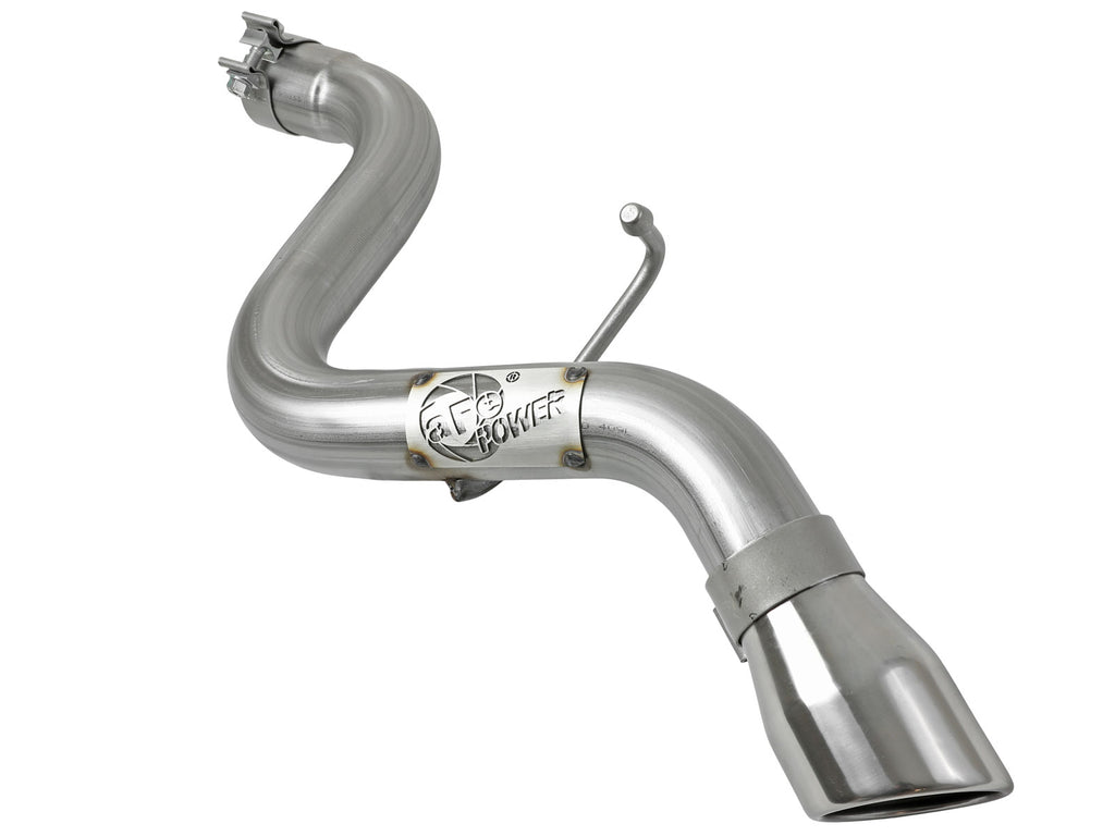 aFe MACH Force-Xp Axle-Back Exhaust System w/Polished Tip 18-20 Jeep Wrangler L4-2.0T / V6-3.6L aFe AFE49-48070-1P