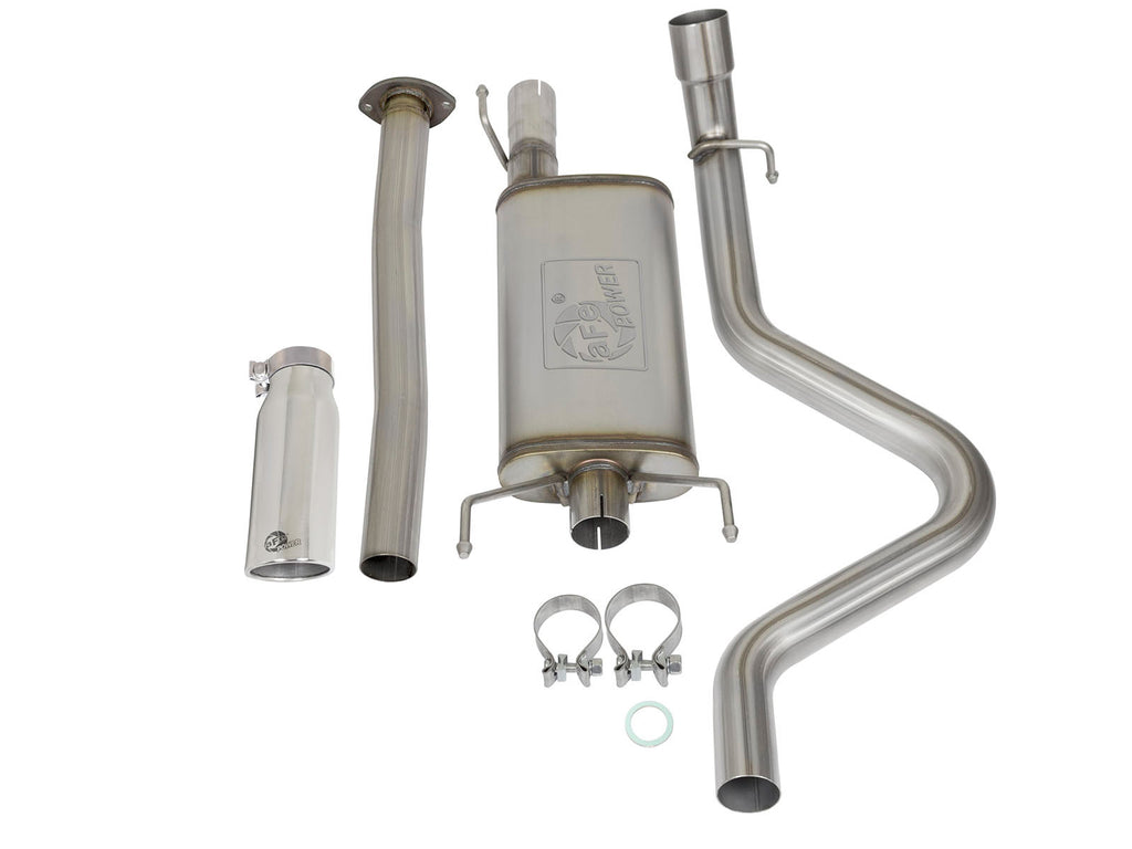 aFe MACH Force XP Cat-Back Stainless Steel Exhaust Syst w/Polished Tip Toyota Tacoma 05-12 L4-2.7L aFe AFE49-46031-P