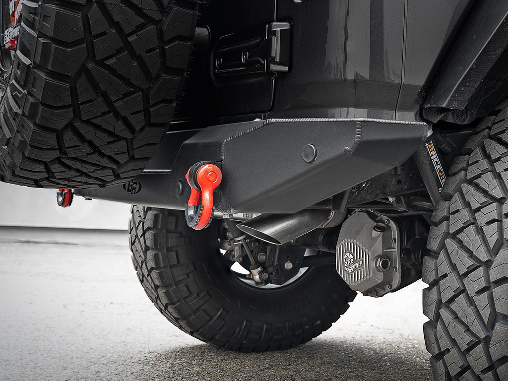 aFe MACH Force-Xp Hi-Tuck 3in 409 SS 18-20 Jeep Wrangler JL 2.0/3.6 Axle-Back Exhaust aFe AFE49-48080