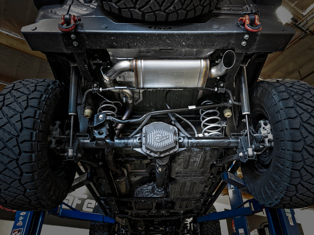 aFe MACH Force-Xp Hi-Tuck 3in 409 SS 18-20 Jeep Wrangler JL 2.0/3.6 Axle-Back Exhaust aFe AFE49-48080