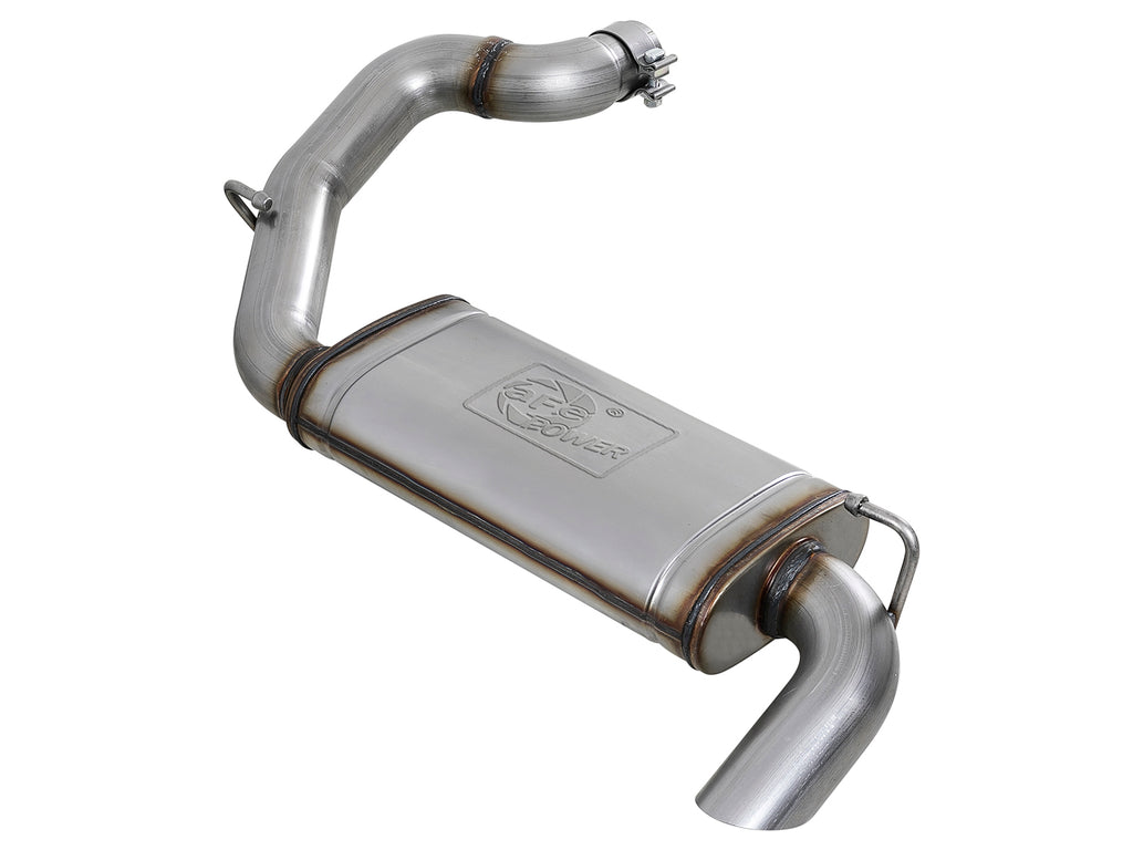 aFe MACH Force-Xp Hi-Tuck 3in 409 SS 18-20 Jeep Wrangler JL 2.0/3.6 Axle-Back Exhaust aFe AFE49-48080