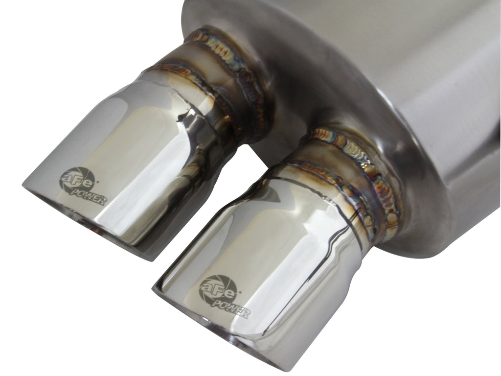 aFe MACHForce Exhaust Cat-Back SS-304 w/ Polished Tips 07-13 BMW 328i (E92/93) L6 3.0L Non-Turbo aFe AFE49-36313