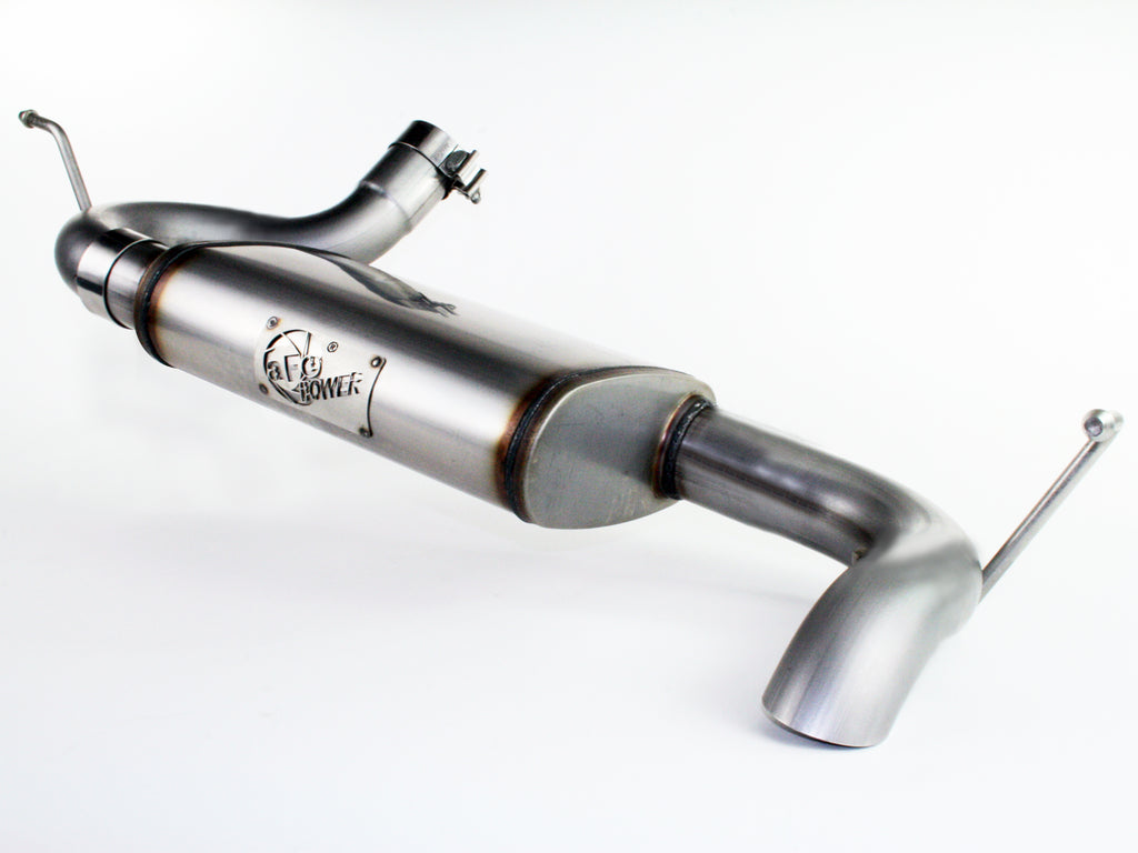aFe MACHForce XP 07-17 Jeep Wrangler V6-3.6/3.8L 409 SS 2.5in Axle-Back Exhaust aFe AFE49-46219