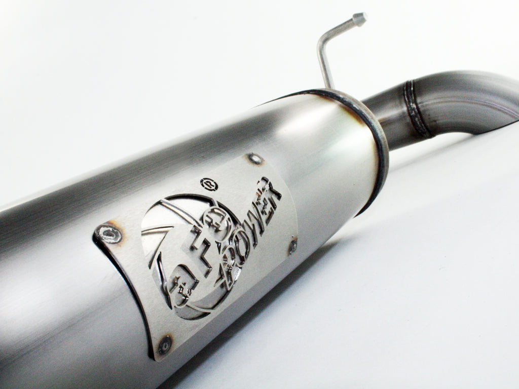 aFe MACHForce XP 07-17 Jeep Wrangler V6-3.6/3.8L 409 SS 2.5in Axle-Back Exhaust aFe AFE49-46219