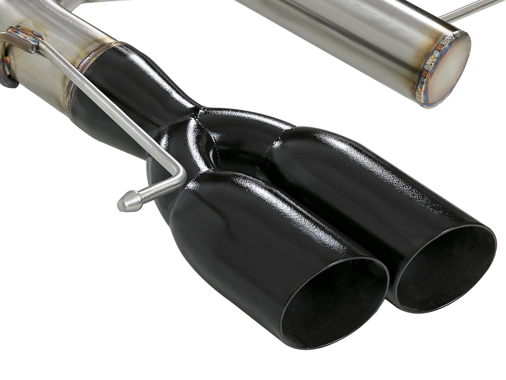 aFe MACHForce XP 08-13 BMW 135i L6-2.0L N54/N55 3in. 304 SS Axle-Back Exhaust w/Black Tips aFe AFE49-36302-B