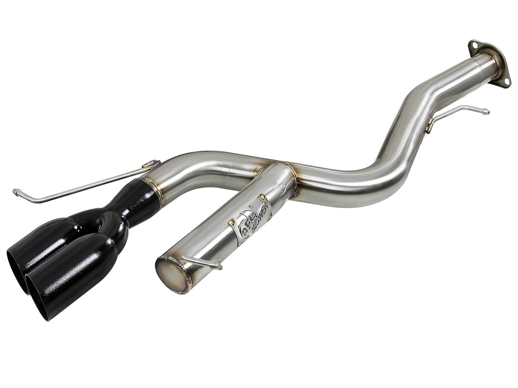 aFe MACHForce XP 08-13 BMW 135i L6-2.0L N54/N55 3in. 304 SS Axle-Back Exhaust w/Black Tips aFe AFE49-36302-B
