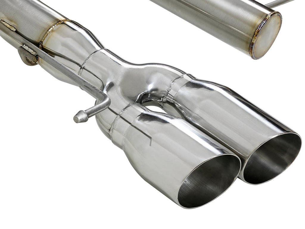 aFe MACHForce XP 08-13 BMW 135i L6-2.0L N54/N55 3in. 304 SS Axle-Back Exhaust w/Polished Tips aFe AFE49-36302-P