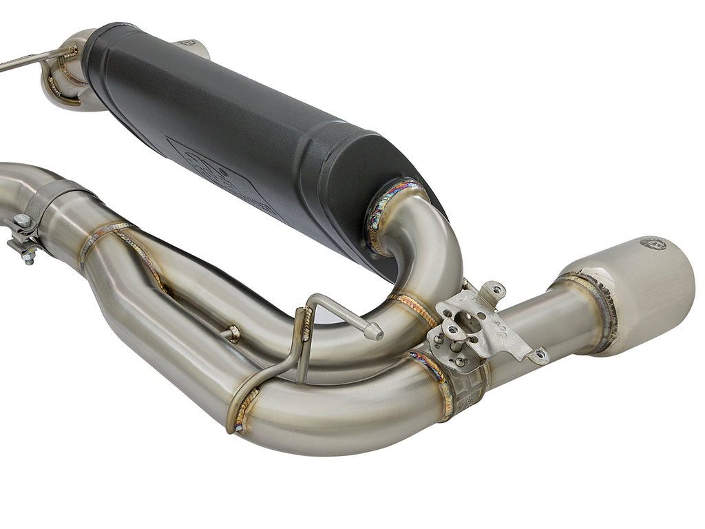 aFe MACHForce XP 16-17 BMW 340i/iX 440i/iX L6-3.0L (t) SS Axle-Back Exhaust w/Polished Tips aFe AFE49-36335-P