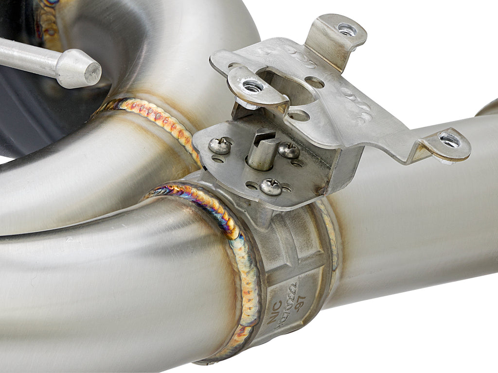 aFe MACHForce XP 16-17 BMW 340i/iX 440i/iX L6-3.0L (t) SS Axle-Back Exhaust w/Polished Tips aFe AFE49-36335-P